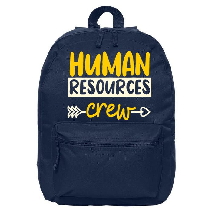 Human Resources Crew Hr Management Recruitment Hrm 16 in Basic Backpack