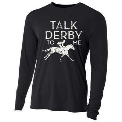 Horse Racing Derby Race Owner Lover Cooling Performance Long Sleeve Crew