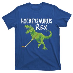 Hockeysaurus Rex Dinosaur Hockey Parent Game Day Travel Gift Great Gift T-Shirt