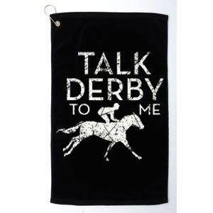 Horse Racing Derby Race Owner Lover Platinum Collection Golf Towel