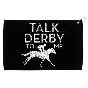 Horse Racing Derby Race Owner Lover Grommeted Golf Towel