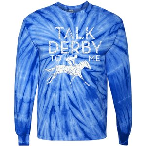 Horse Racing Derby Race Owner Lover Tie-Dye Long Sleeve Shirt