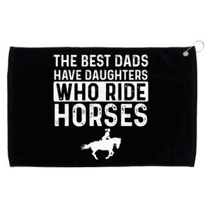 Horseback Rider Dad Of Horse Lover Equestrian Grommeted Golf Towel