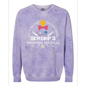 Homemade Rag Dolls Since 2002 Meaningful Gift Colorblast Crewneck Sweatshirt