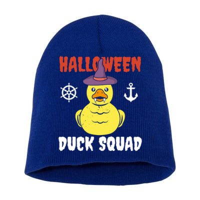 Halloween Rubber Duck Squad Hunting Hunter Cruise Ship Trip Gift Short Acrylic Beanie