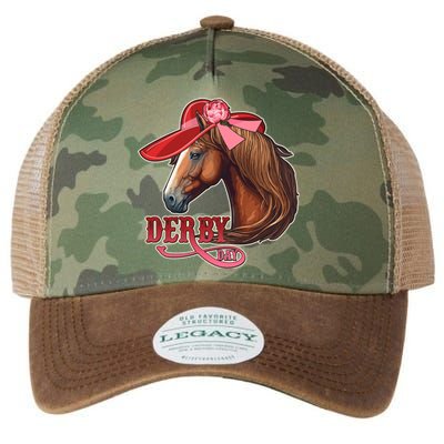 Horse Racing Derby Day Hat Horse Legacy Tie Dye Trucker Hat