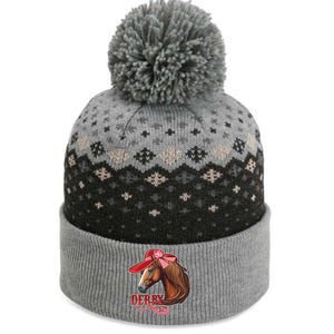 Horse Racing Derby Day Hat Horse The Baniff Cuffed Pom Beanie