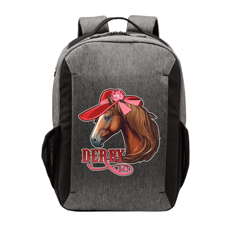 Horse Racing Derby Day Hat Horse Vector Backpack