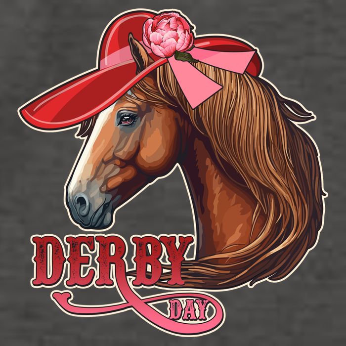 Horse Racing Derby Day Hat Horse Vector Backpack
