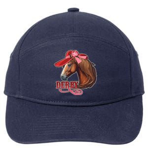 Horse Racing Derby Day Hat Horse 7-Panel Snapback Hat