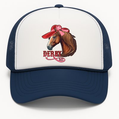 Horse Racing Derby Day Hat Horse Trucker Hat