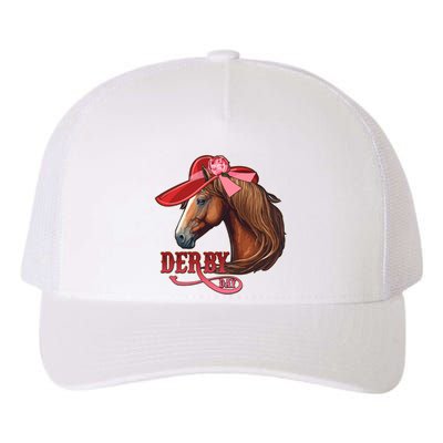 Horse Racing Derby Day Hat Horse Yupoong Adult 5-Panel Trucker Hat