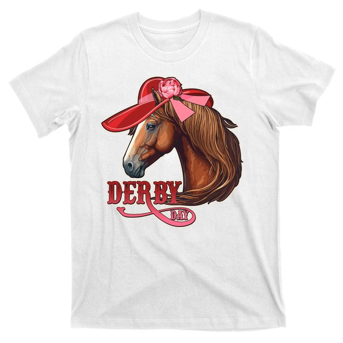 Horse Racing Derby Day Hat Horse T-Shirt