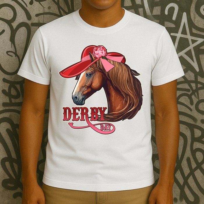 Horse Racing Derby Day Hat Horse T-Shirt
