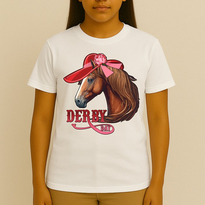Horse Racing Derby Day Hat Horse T-Shirt