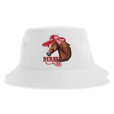 Horse Racing Derby Day Hat Horse Sustainable Bucket Hat