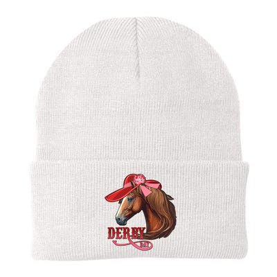 Horse Racing Derby Day Hat Horse Knit Cap Winter Beanie