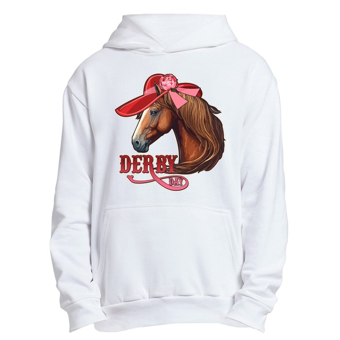 Horse Racing Derby Day Hat Horse Urban Pullover Hoodie