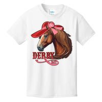 Horse Racing Derby Day Hat Horse Kids T-Shirt