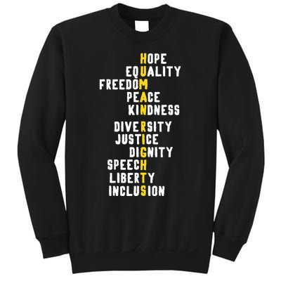 Human Rights Diversity Justice & Peace To All Sweatshirt