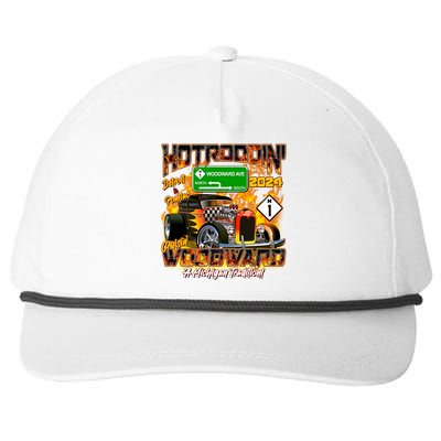 Hot Rodding Detroit To Pontiac Cruisin Woodward A Michigan Tradition Snapback Five-Panel Rope Hat