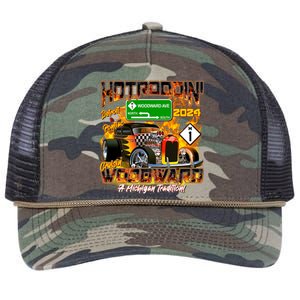 Hot Rodding Detroit To Pontiac Cruisin Woodward A Michigan Tradition Retro Rope Trucker Hat Cap