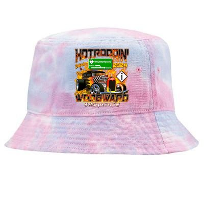 Hot Rodding Detroit To Pontiac Cruisin Woodward A Michigan Tradition Tie-Dyed Bucket Hat