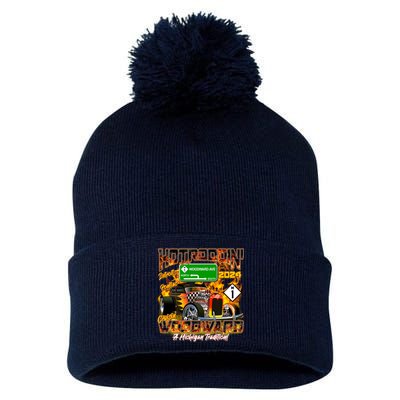 Hot Rodding Detroit To Pontiac Cruisin Woodward A Michigan Tradition Pom Pom 12in Knit Beanie