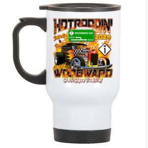 Hot Rodding Detroit To Pontiac Cruisin Woodward A Michigan Tradition Stainless Steel Travel Mug