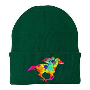 Horse Racing Derby Jockey Knit Cap Winter Beanie