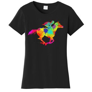 Horse Racing Derby Jockey Women's T-Shirt