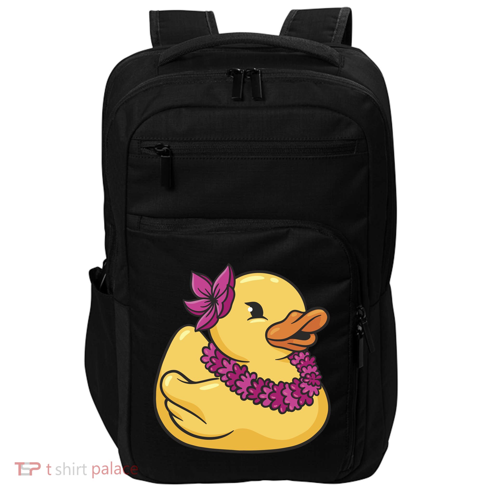 Hawaiian Rubber Ducky Impact Tech Backpack