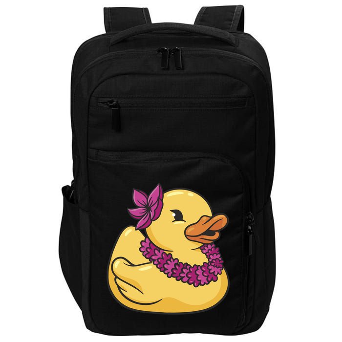 Hawaiian Rubber Ducky Impact Tech Backpack