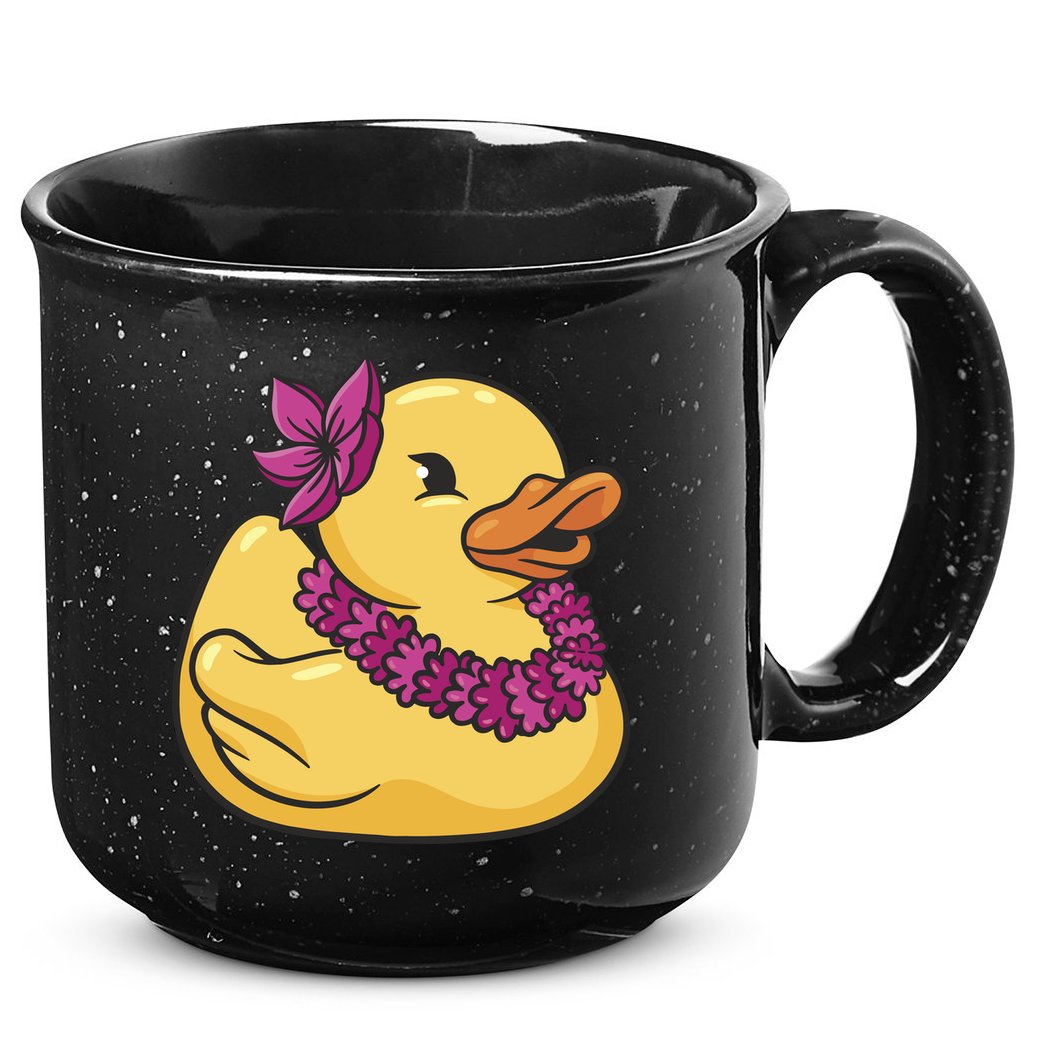 Hawaiian Rubber Ducky 15oz Campfire Ceramic Mug
