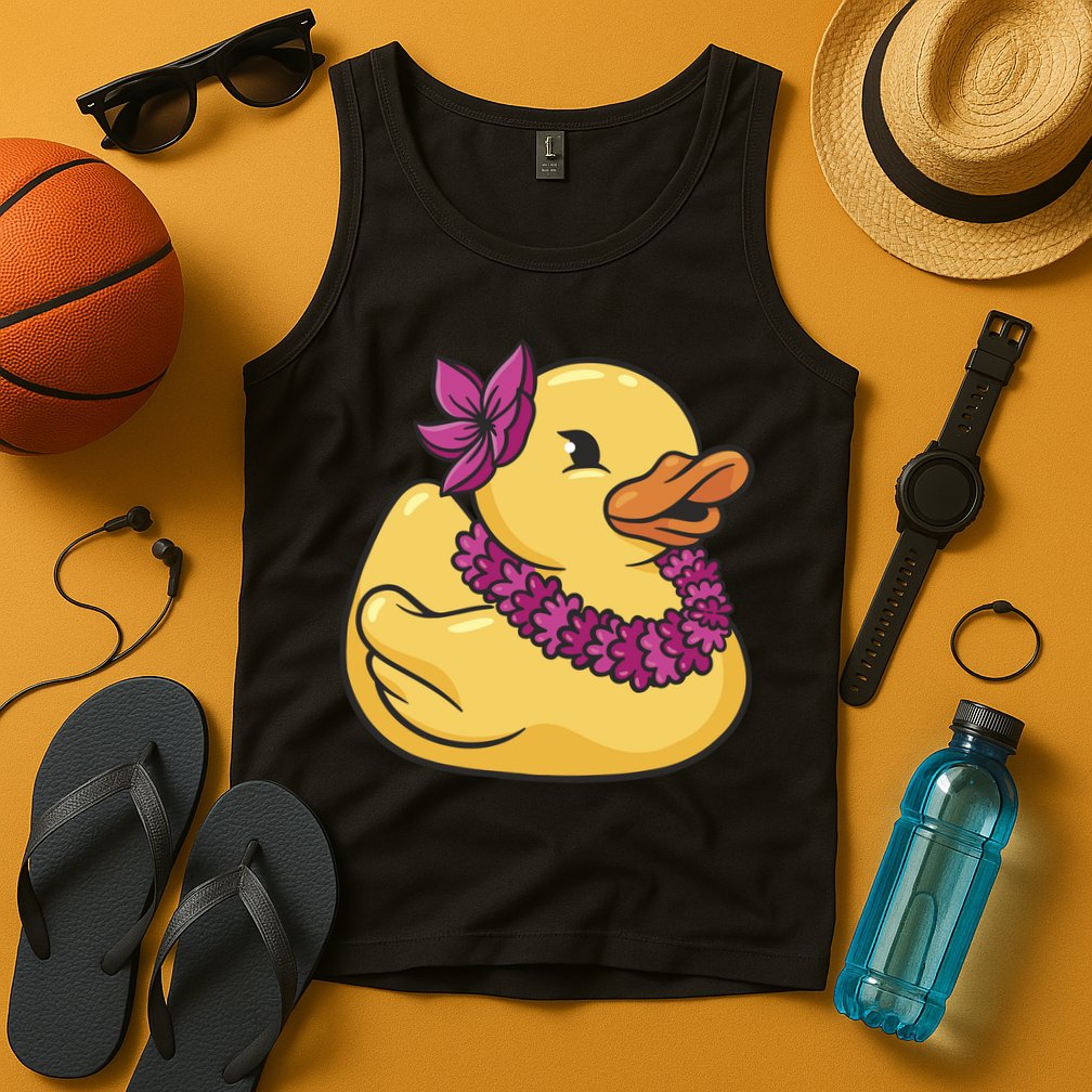 Hawaiian Rubber Ducky Tank Top