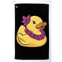 Hawaiian Rubber Ducky Golf Towel
