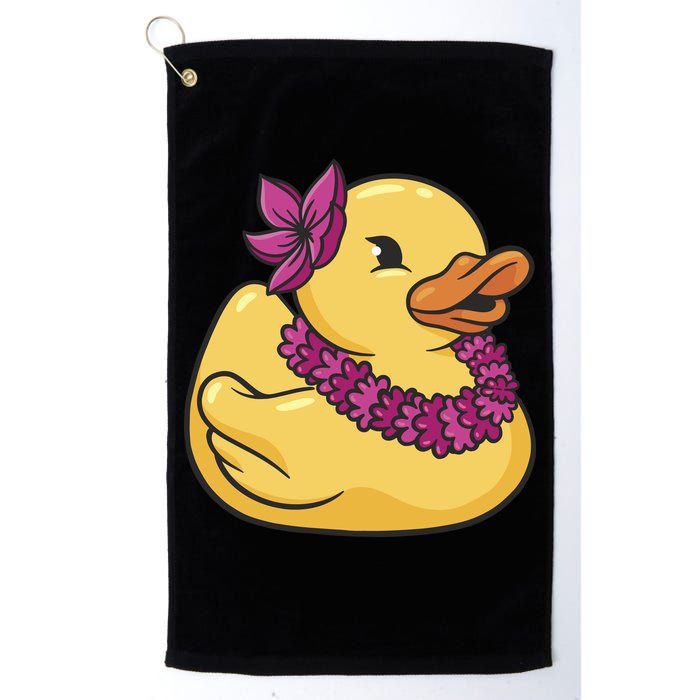 Hawaiian Rubber Ducky Golf Towel