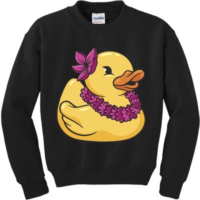 Hawaiian Rubber Ducky Kids Sweatshirt