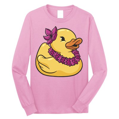 Hawaiian Rubber Ducky Long Sleeve Shirt
