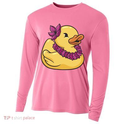 Hawaiian Rubber Ducky Cooling Performance Long Sleeve Crew