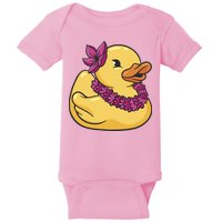 Hawaiian Rubber Ducky Baby Bodysuit