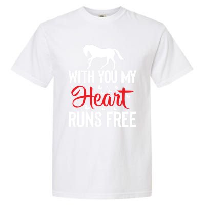 Horse Riding Dressage English Riding Horseback Archery Cool Gift Garment-Dyed Heavyweight T-Shirt