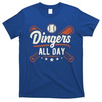 Home Runs Dingers All Day Baseball Home Run Dinger Gift T-Shirt