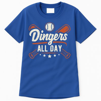 Home Runs Dingers All Day Baseball Home Run Dinger Gift Tall T-Shirt