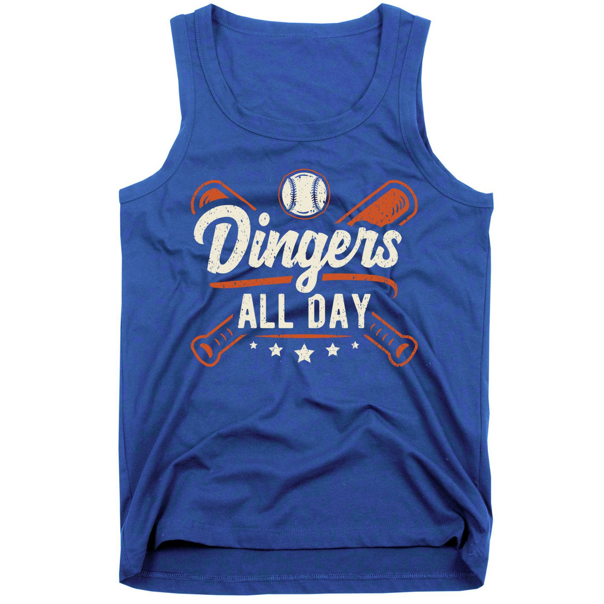 Home Runs Dingers All Day Baseball Home Run Dinger Gift Tank Top