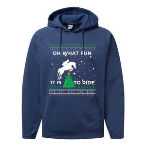 Horse Rider Equestrian Cow Ugly Christmas Sweater Jumper Gift Performance Fleece Hoodie