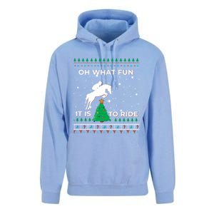 Horse Rider Equestrian Cow Ugly Christmas Sweater Jumper Gift Unisex Surf Hoodie