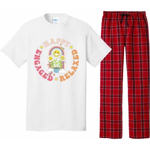 Happy Relaxed Engaged Aba Bcba Behavioral Health Pajama Set