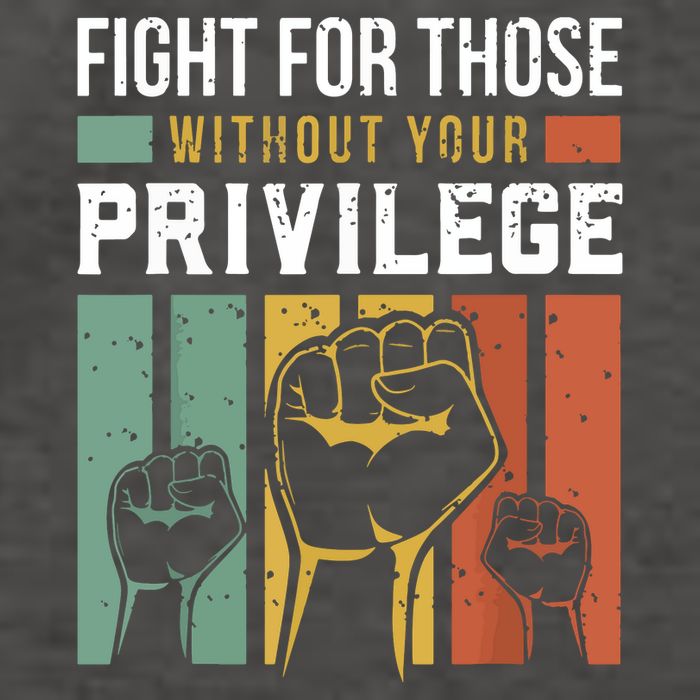 Human Rights Equality Fight For Those Without Your Privilege Vector Backpack
