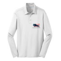 Horse Rider Equestrian Jumping Usa Team Coach American Flag Silk Touch Performance Long Sleeve Polo